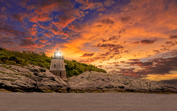 RI Lighthouse Sunrise-005