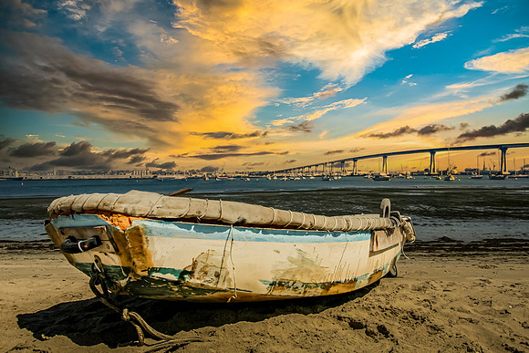 San Diego Boat Sunset-012
