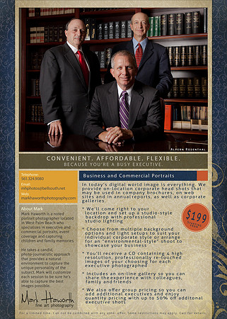 Corporate Head Shots Front and Back