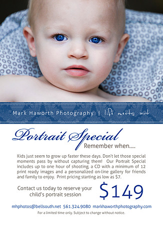 Kid Portait Special  5x7PCback