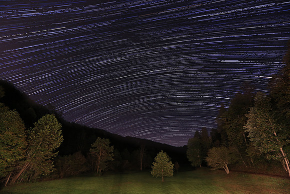 Asheville Star Trails